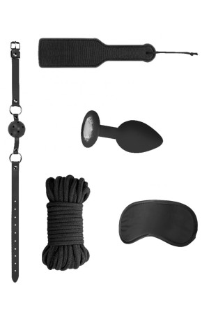 Черный игровой набор Introductory Bondage Kit №5