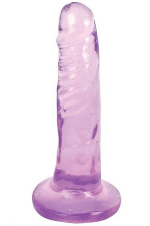 Фиолетовый фаллоимитатор Slim Stick Dildo - 15,2 см.